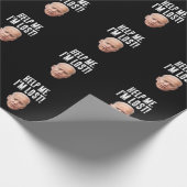 JOE BIDEN GRAPPIG KERSTINPAKPAPIER VERLOREN! CADEAUPAPIER (Hoek)