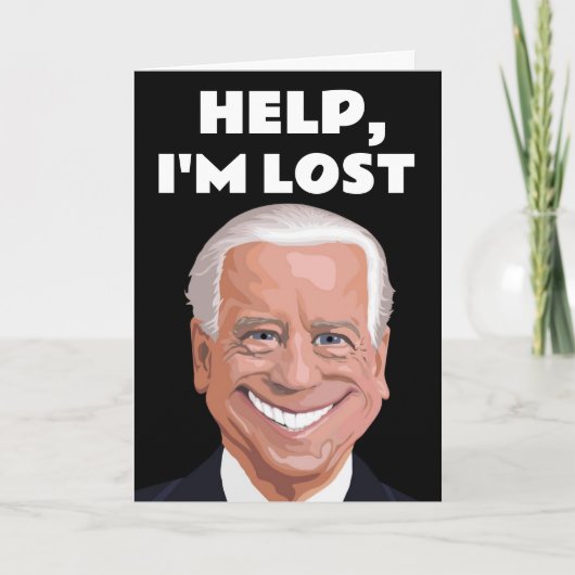 JOE BIDEN GRAPPIG VERJAARDAG WENSKAART KAART (Voorkant)