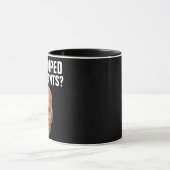 JOE BIDEN GRAPPIG WIE POOPED KOFFIE MOK (Midden)