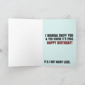 JOE BIDEN grappige BIRTHDAY-KAARTEN Feestdagen Kaart (Binnen)