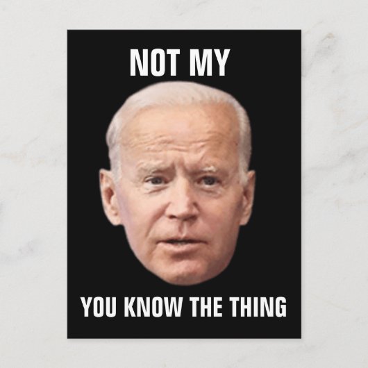 JOE BIDEN GRAPPIGE BRIEFKAARTEN (Voorkant)