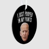 JOE BIDEN GRAPPIGE GEPOEPTE KERSTVERSIERINGEN ORNAMENT (voorkant)