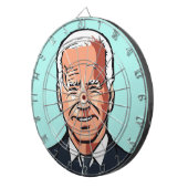 JOE BIDEN GRAPPIGE JOKE DARTBOARD DARTBORD (Voorkant Rechts)