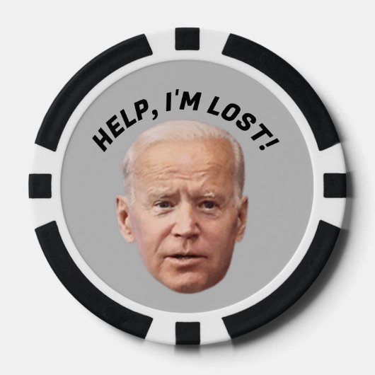 JOE BIDEN GRAPPIGE POKER CHIPS (Voorkant)