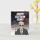 Joe Biden Greeting Kaart (Gele Bloem)