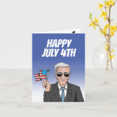 Joe Biden Greeting Kaart (Gele Bloem)