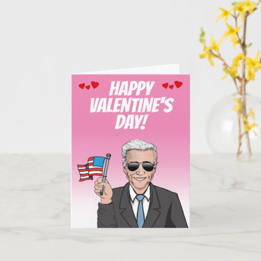 Joe Biden Groet Kaart (Gele Bloem)