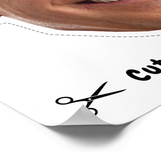 Joe Biden Halloween Mask Poster (Hoek)