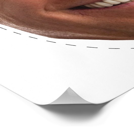 Joe Biden Halloween Mask Poster (Hoek)