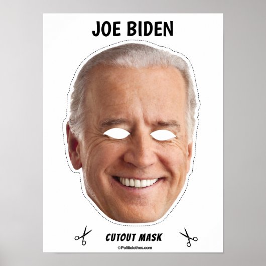 JOE BIDEN Halloween Masker Poster (Voorkant)