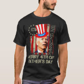 Joe Biden Happy 4th of Vaderdag Shirten 4 T-shirt (Voorkant)