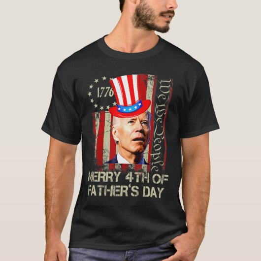 Joe Biden Happy 4th of Vaderdag Shirten 4 T-shirt (Voorkant)