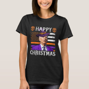 Joe Biden Happy Halloween Happy Christmas Amerikaa T-shirt