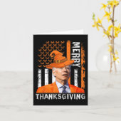 Joe Biden Happy Halloween Merry Thanksgiving US F Kaart (Gele Bloem)