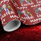 Joe Biden Happy Pasen Cadeaupapier