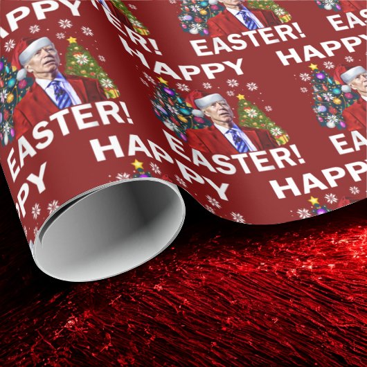 Joe Biden Happy Pasen Cadeaupapier