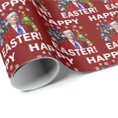 Joe Biden Happy Pasen Cadeaupapier (Rol Hoek)