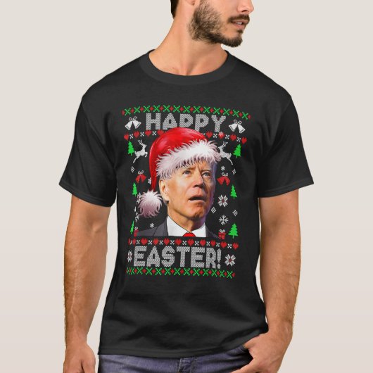 Joe Biden Happy Pasen T-shirt (Voorkant)