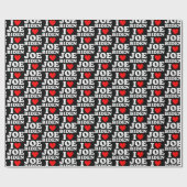 Joe Biden Heart Gift Cadeaupapier (Vlak)