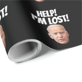 JOE BIDEN HELP! IK BEN VERDWAALD! GRAPPIG inpakpap Cadeaupapier (Rol Hoek)