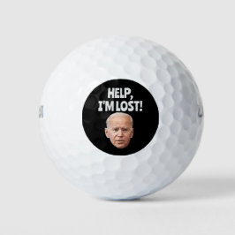JOE BIDEN HELP! IK BEN VERLOREN! FUNNY GOLF BALLS GOLFBALLEN