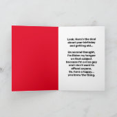 Joe Biden Hey Man Ik ben Biden My Tongue op zaterd Kaart (Binnen)