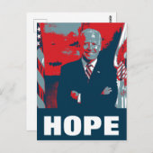 Joe Biden Hope Briefkaart (Voorkant / Achterkant)