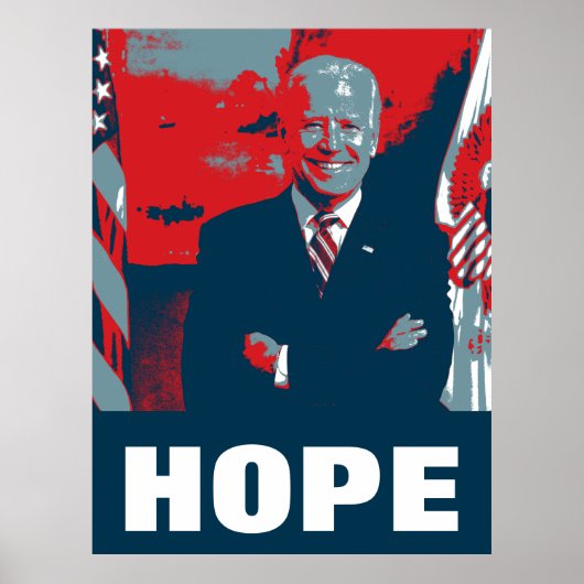 Joe Biden Hope Poster (Voorkant)