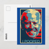 JOE BIDEN I POOPEERDE GEBAMAÏSEERDE BRIEFKAARTEN (Voorkant / Achterkant)
