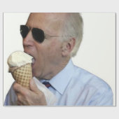 Joe Biden Ice Cream Cadeaupapier (Vlak)