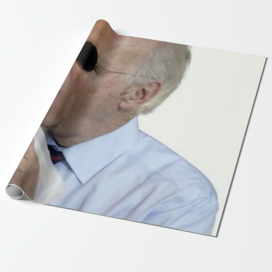 Joe Biden Ice Cream Cadeaupapier (Uitgerold)
