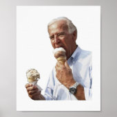 Joe Biden Ice Cream Meme Poster (Voorkant)