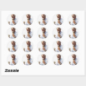 Joe Biden Ice Cream Meme Ronde Sticker (Vel)
