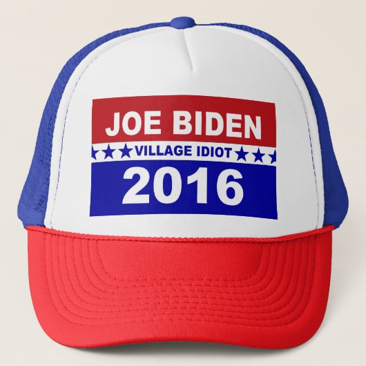 Joe Biden, idioot 2016 Trucker Pet (Voorkant)