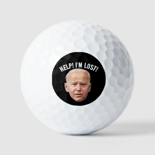 JOE BIDEN IK BEN VERDWAALD! GRAPPIGE GOLFBALLEN (Voorkant)