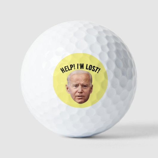 JOE BIDEN IK BEN VERDWAALD! GRAPPIGE GOLFBALLEN (Voorkant)