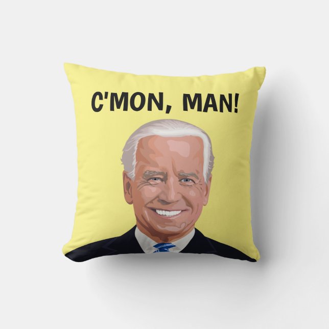 JOE BIDEN IK GEBEURT, MAN!  KUSSENS (Voorkant)