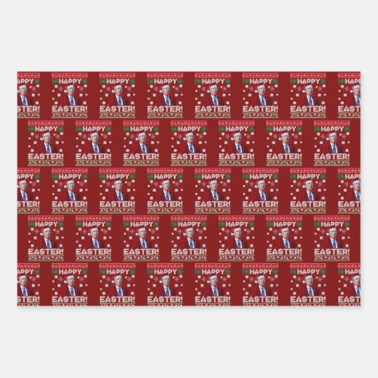 Joe Biden Inpakpapier Vel (Voorkant)