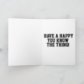 JOE BIDEN IS HET EENS OVER BRANDON BIRTHDAY Card Kaart (Binnen)