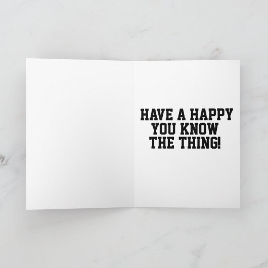 JOE BIDEN IS HET EENS OVER BRANDON BIRTHDAY Card Kaart (Binnen)