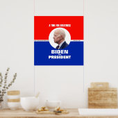 Joe Biden JFK-stijl Poster (Keuken)