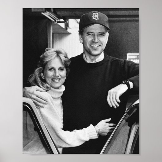 Joe Biden Jill Biden oude foto Poster (Voorkant)
