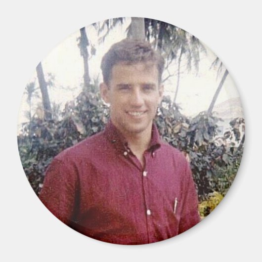 Joe Biden, jong heet gestileerd Magneet (Voorkant)
