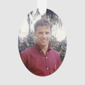 Joe Biden, jong heet gestileerd Ornament (voorkant)