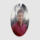 Joe Biden, jong heet gestileerd Ornament (voorkant)