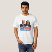 Joe Biden Kamala Harris 2020 Campaign Rally T-shirt (Voorkant volledig)