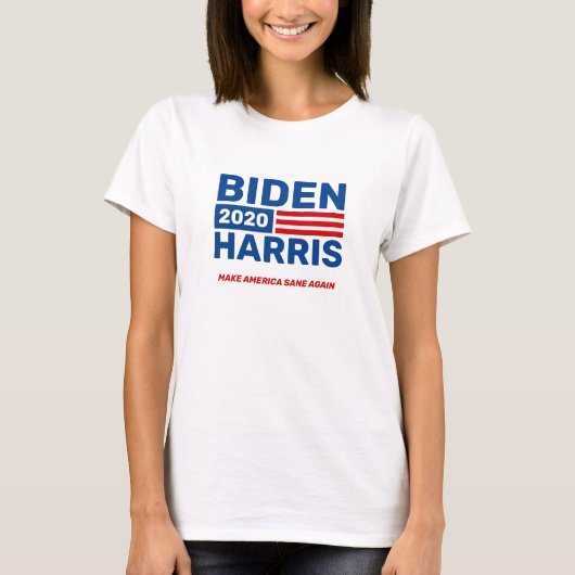 Joe Biden Kamala Harris 2020 Dames Campaign Rally T-shirt (Voorkant)