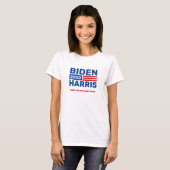 Joe Biden Kamala Harris 2020 Dames Campaign Rally T-shirt (Voorkant volledig)