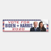Joe Biden Kamala Harris 2020 Foto President Vice Bumpersticker (Voorkant)