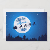 Joe Biden Kamala Harris 2020 Kerstmis Feestdagenkaart (Voorkant)
